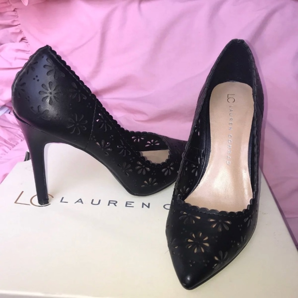 Black high heels